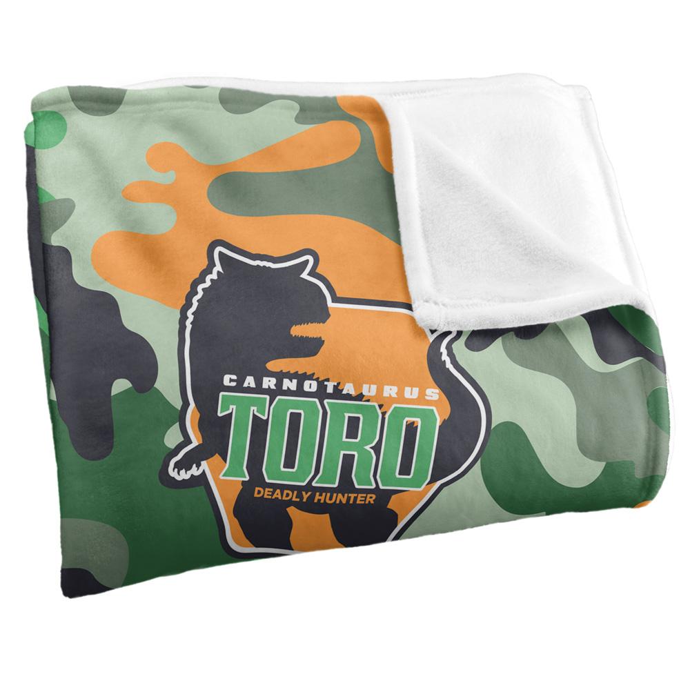 Multicoloured - Side - Jurassic Park Camp Cretaceous Camo Blanket