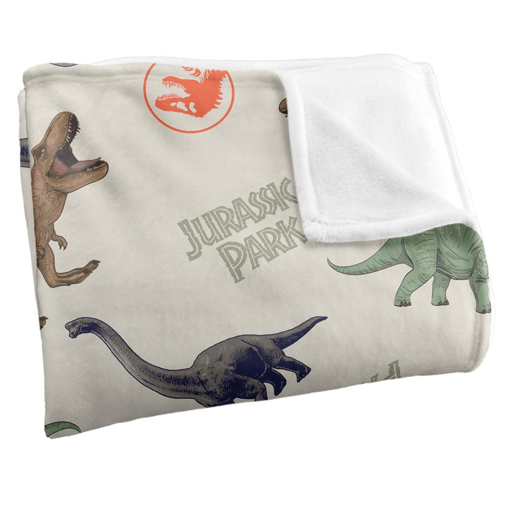 Multicoloured - Side - Jurassic Park All-Over Print Blanket