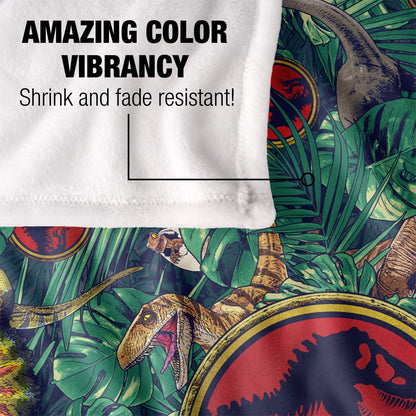 Multicoloured - Lifestyle - Jurassic Park Tropical Blanket