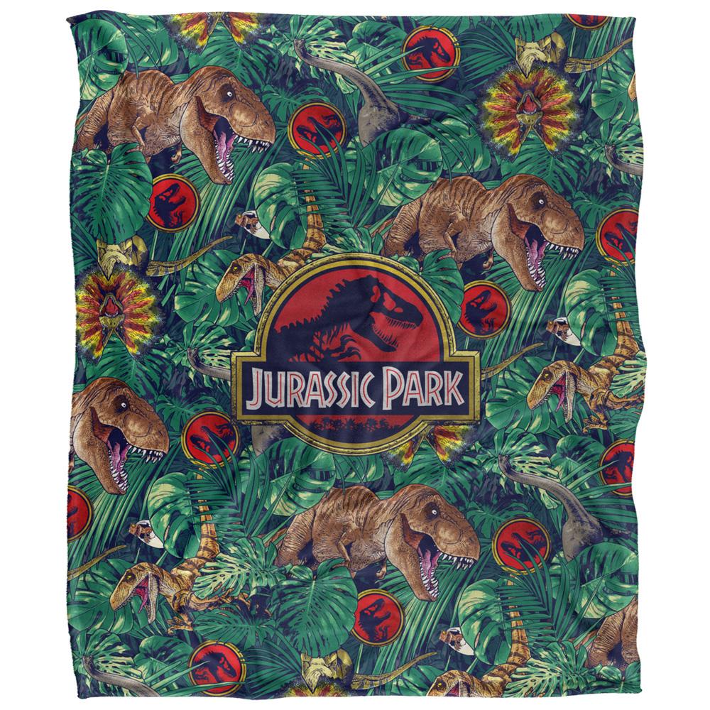 Multicoloured - Front - Jurassic Park Tropical Blanket