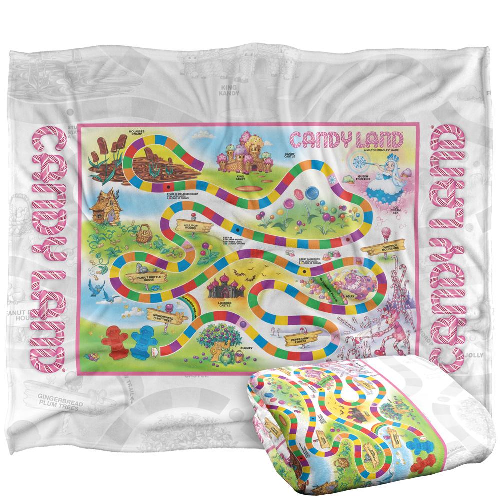 Multicoloured - Back - Candy Land Game Scene Blanket