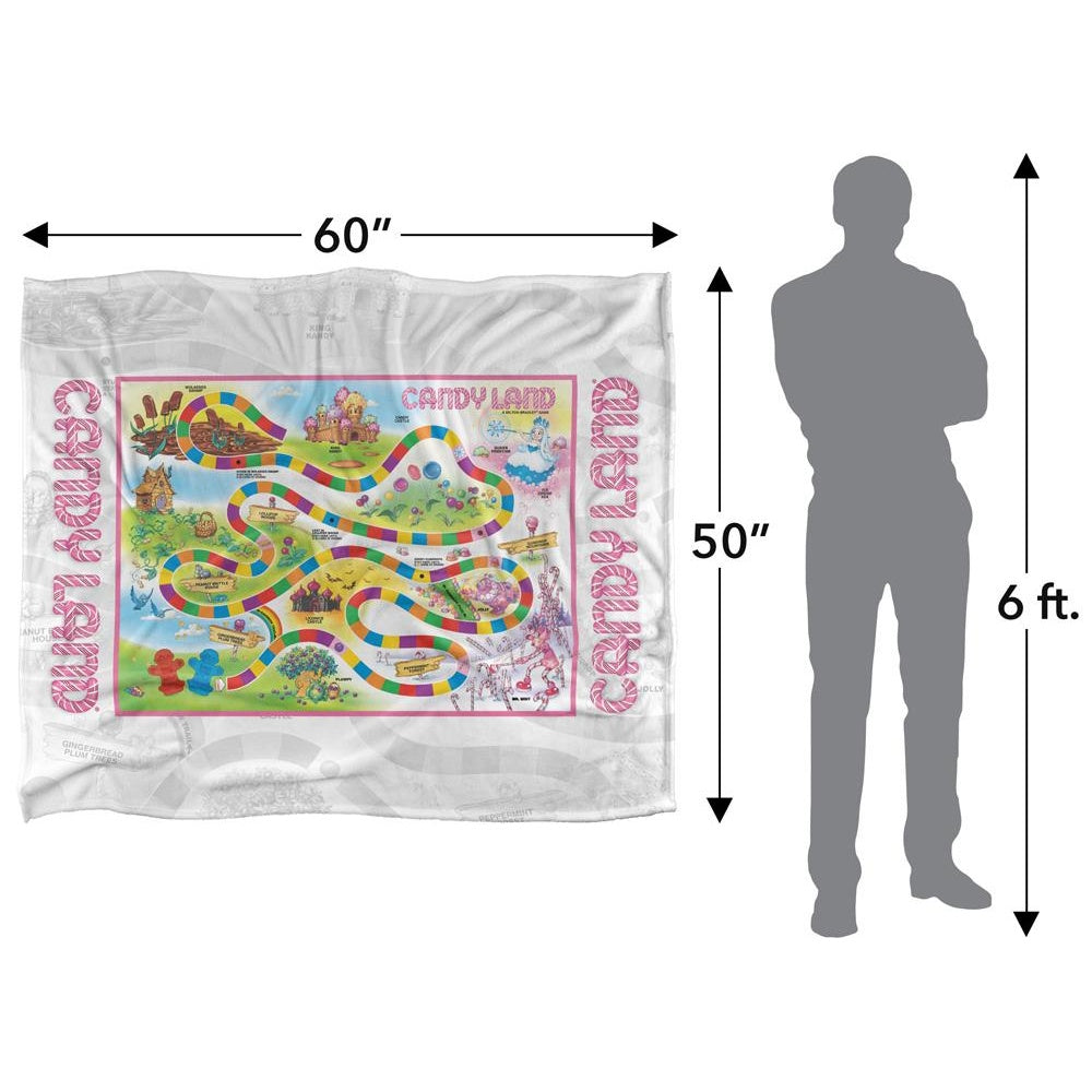Multicoloured - Pack Shot - Candy Land Game Scene Blanket