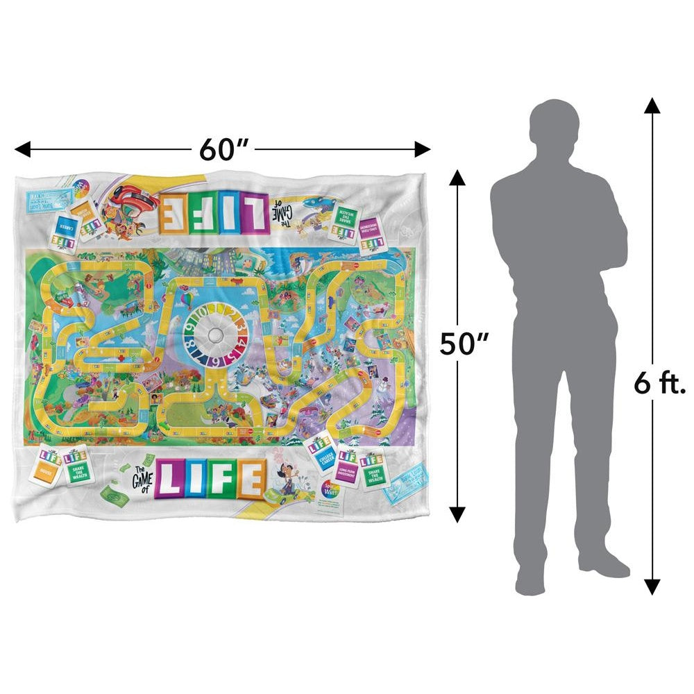 Multicoloured - Pack Shot - The Game Of Life Game Scene Blanket