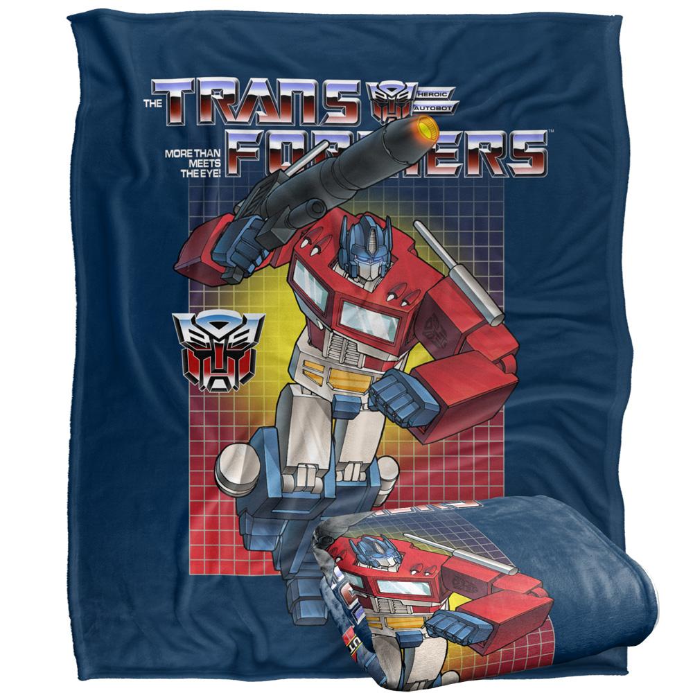 Multicoloured - Back - Transformers Optimus Prime Blanket