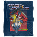 Multicoloured - Front - Transformers Optimus Prime Blanket