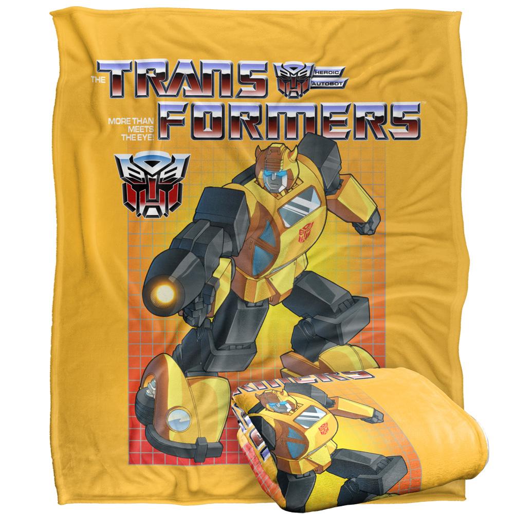 Multicoloured - Back - Transformers Bumblebee Blanket