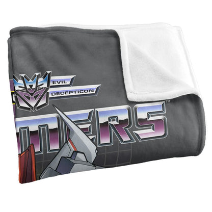 Multicoloured - Side - Transformers Starscream Blanket