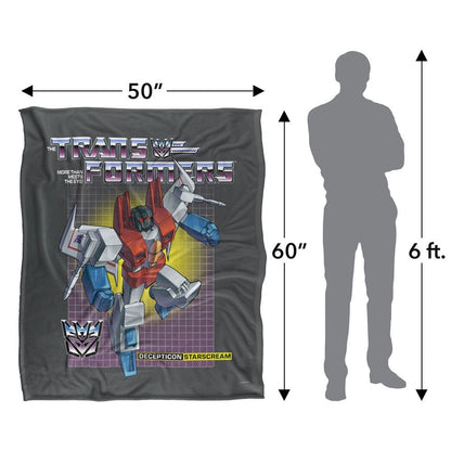 Multicoloured - Pack Shot - Transformers Starscream Blanket