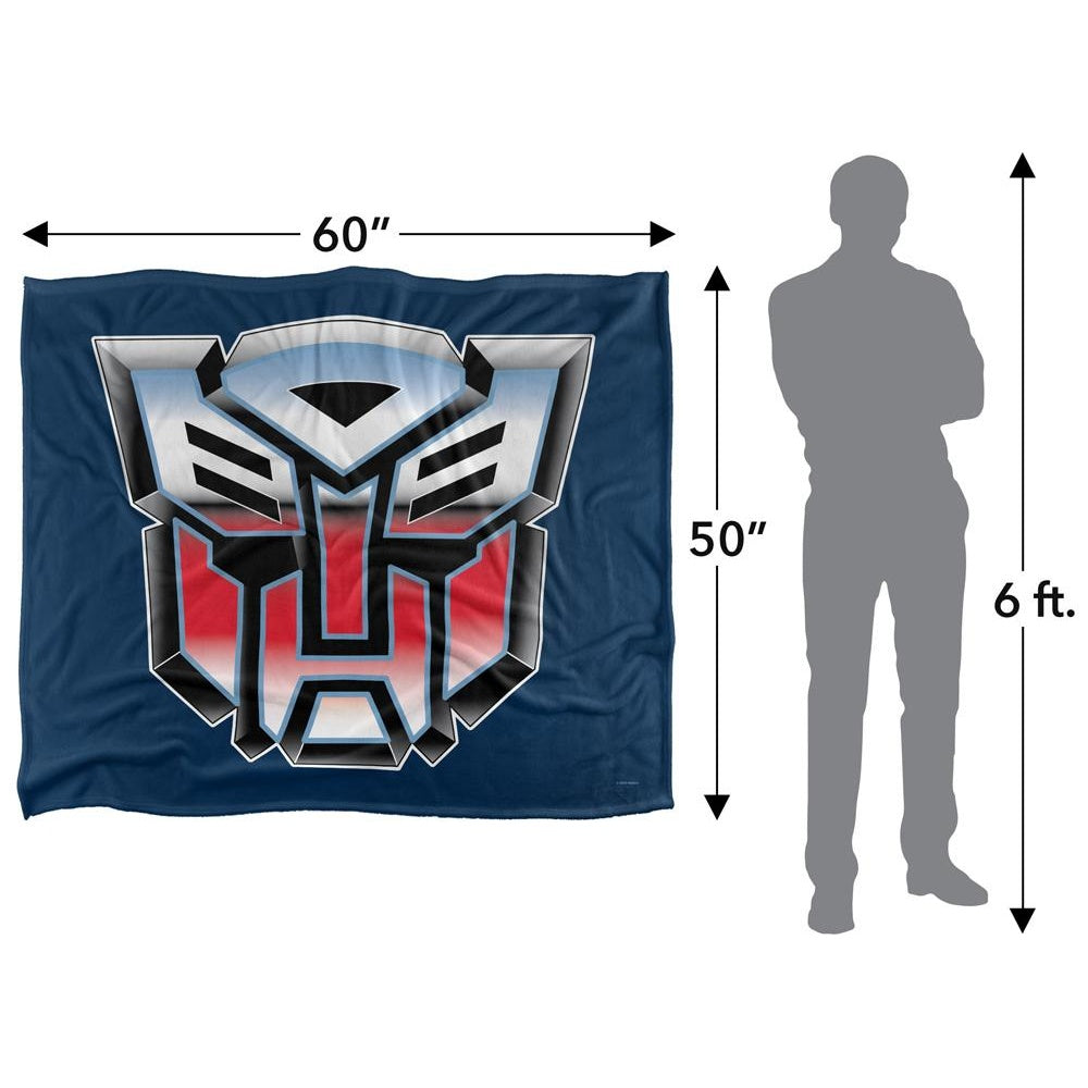 Multicoloured - Pack Shot - Transformers Airbrush Logo Blanket