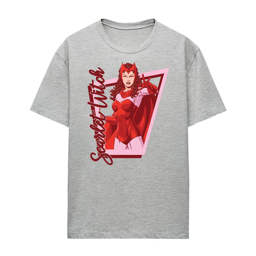 Sport Heather - Front - Marvel Unisex Adult Scarlet Witch Pose T-Shirt
