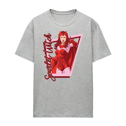 Sport Heather - Front - Marvel Unisex Adult Scarlet Witch Pose T-Shirt