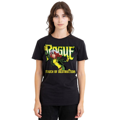 Black - Side - X-Men 97 Unisex Adult Touch Of Destruciton Rogue T-Shirt