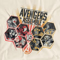 Natural - Pack Shot - Avengers Unisex Adult Vs Villains T-Shirt