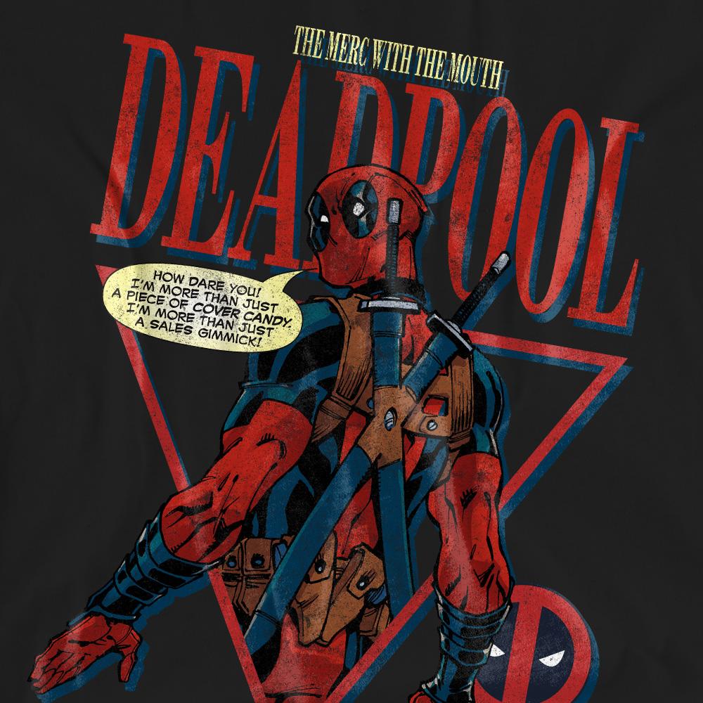 Black - Pack Shot - Deadpool Unisex Adult Cover Candy T-Shirt