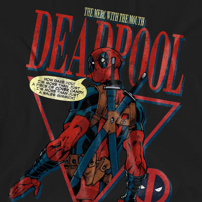 Black - Pack Shot - Deadpool Unisex Adult Cover Candy T-Shirt