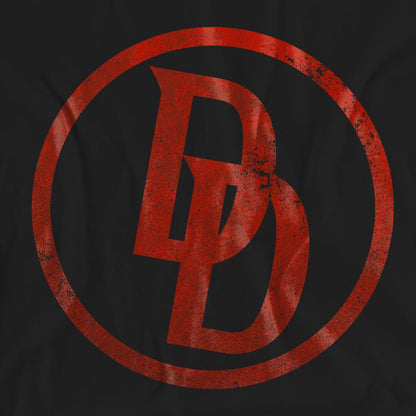 Black - Pack Shot - Daredevil Unisex Adult Logo T-Shirt