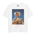 White - Front - E.T. the Extra-Terrestrial Girls With Flowers T-Shirt