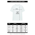 Black - Back - Cars Unisex Adult Lightning McQueen Outline T-Shirt