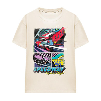 Natural - Front - Cars Unisex Adult Copper Canyon T-Shirt