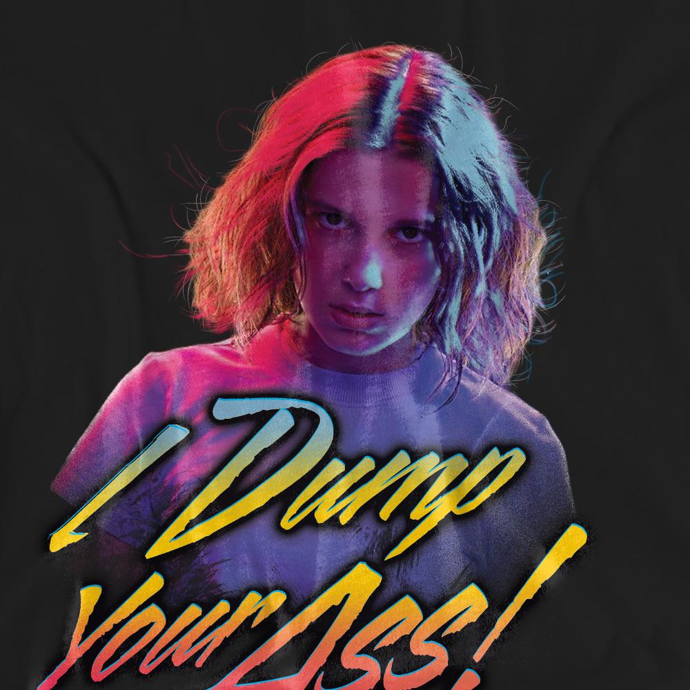 Black - Lifestyle - Stranger Things Unisex Adult I Dump Your Ass T-Shirt
