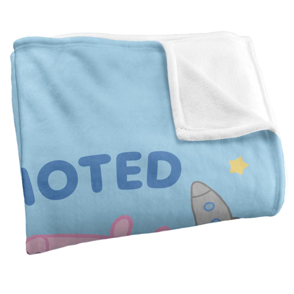 White - Side - Peppa Pig Promoted To Big Brother Blanket