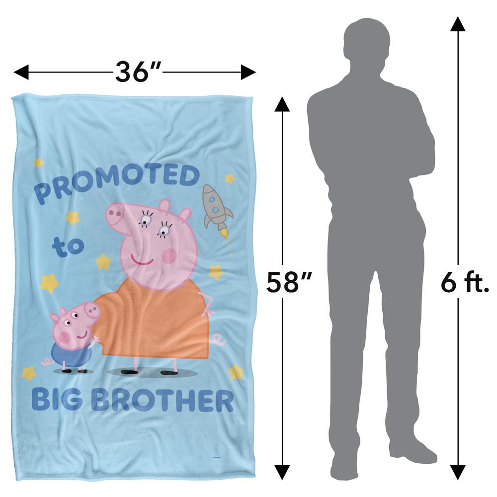 White - Pack Shot - Peppa Pig Promoted To Big Brother Blanket