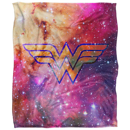 Multicoloured - Front - Justice League Galaxy Logo Blanket