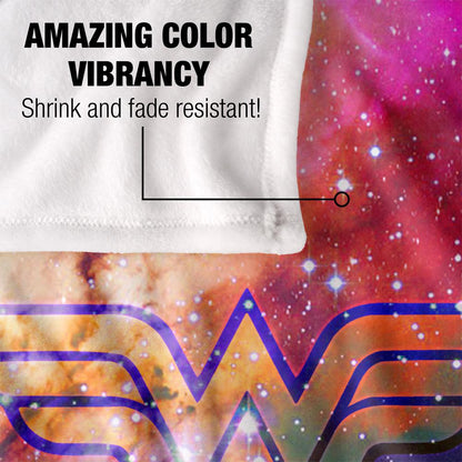 Multicoloured - Lifestyle - Justice League Galaxy Logo Blanket