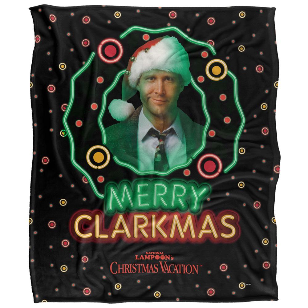 Multicoloured - Front - National Lampoon´s Christmas Vacation Merry Clarkmas Headshot Blanket