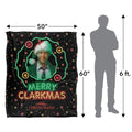 Multicoloured - Pack Shot - National Lampoon´s Christmas Vacation Merry Clarkmas Headshot Blanket
