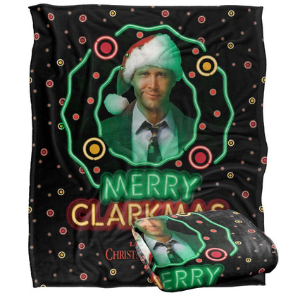 Multicoloured - Side - National Lampoon´s Christmas Vacation Merry Clarkmas Headshot Blanket