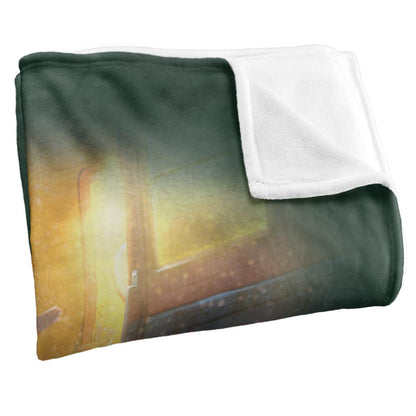 Multicoloured - Back - The Polar Express Movie Scene Blanket