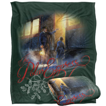 Multicoloured - Side - The Polar Express Movie Scene Blanket