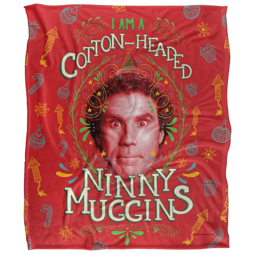 Multicoloured - Front - Elf Ninny Muggins Blanket