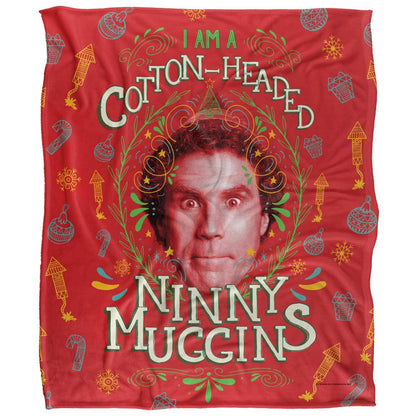 Multicoloured - Front - Elf Ninny Muggins Blanket