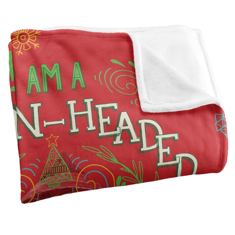 Multicoloured - Back - Elf Ninny Muggins Blanket