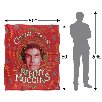 Multicoloured - Pack Shot - Elf Ninny Muggins Blanket