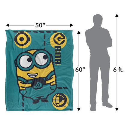 White - Pack Shot - Minions Bob Blanket