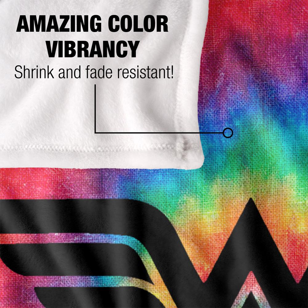 Multicoloured - Lifestyle - Wonder Woman Tie Dye Blanket
