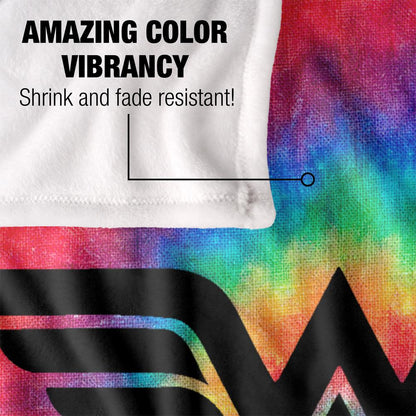 Multicoloured - Lifestyle - Wonder Woman Tie Dye Blanket