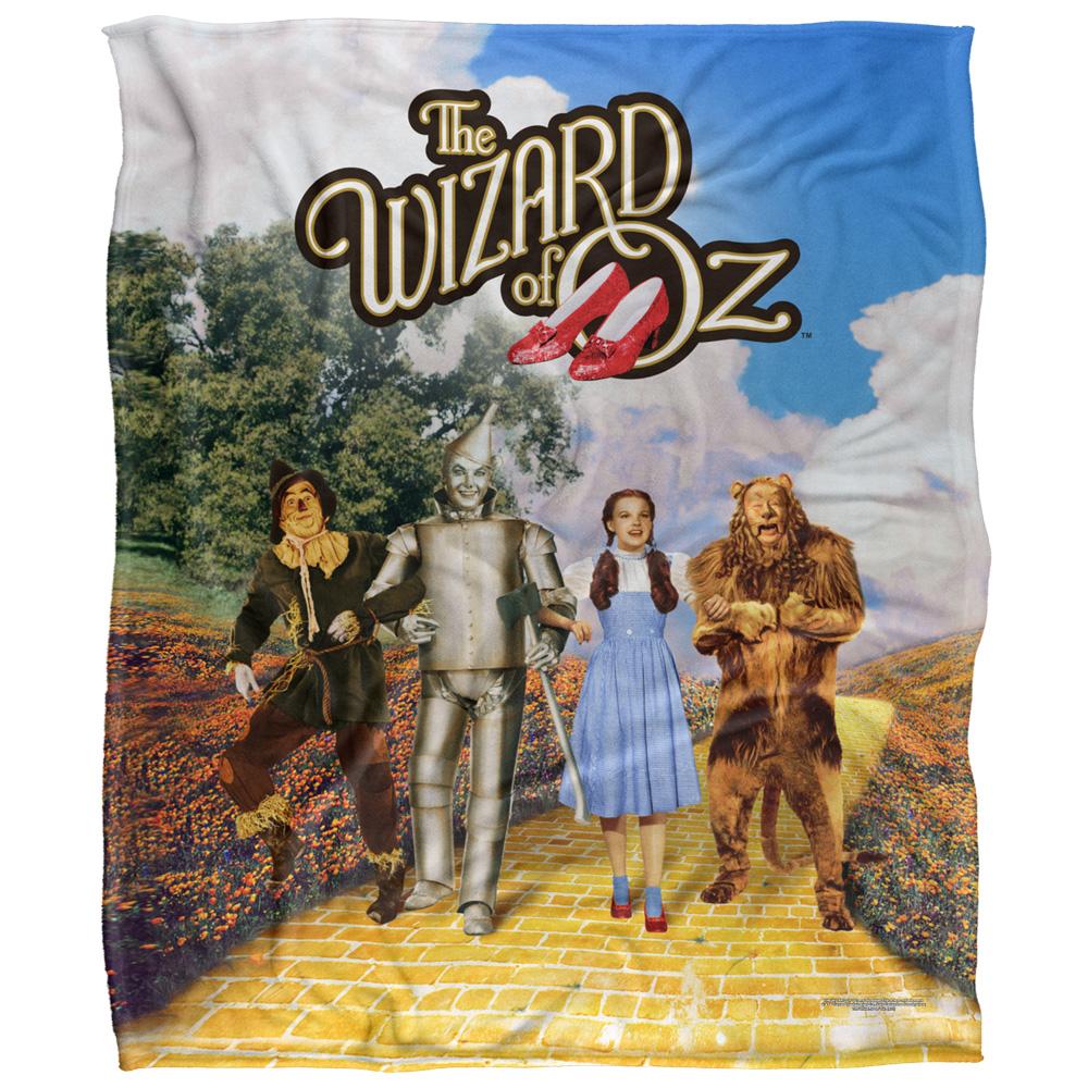 Multicoloured - Front - The Wizard Of Oz Group Shot Blanket