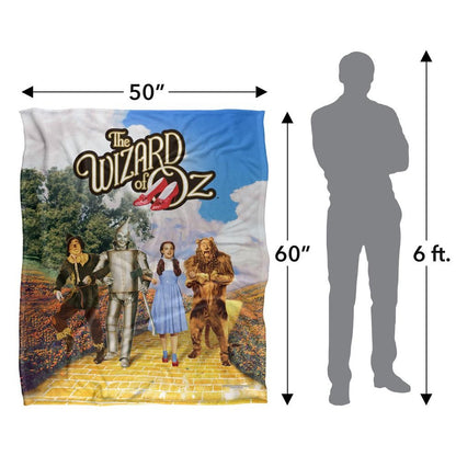 Multicoloured - Pack Shot - The Wizard Of Oz Group Shot Blanket