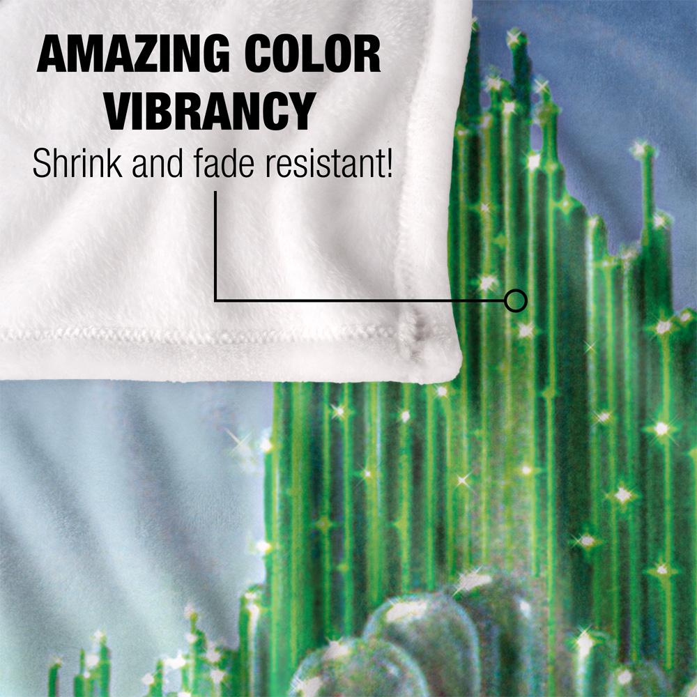 Multicoloured - Lifestyle - The Wizard Of Oz Emerald CIty Scene Blanket