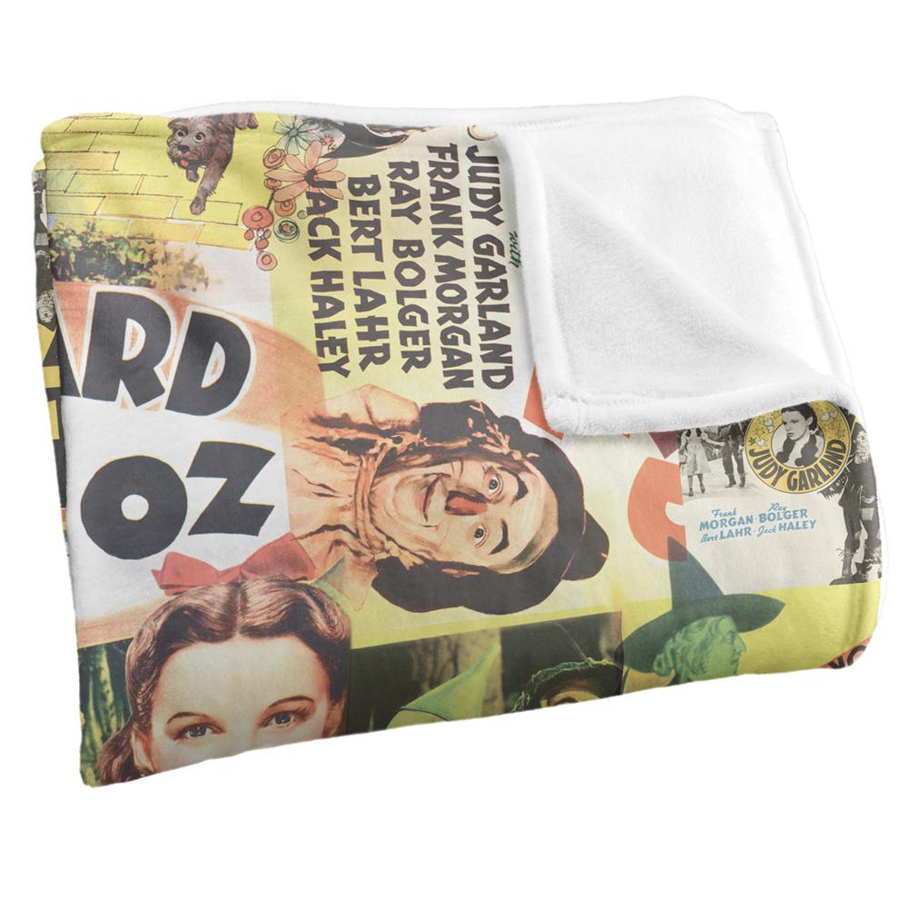 Multicoloured - Back - The Wizard Of Oz Collage Blanket