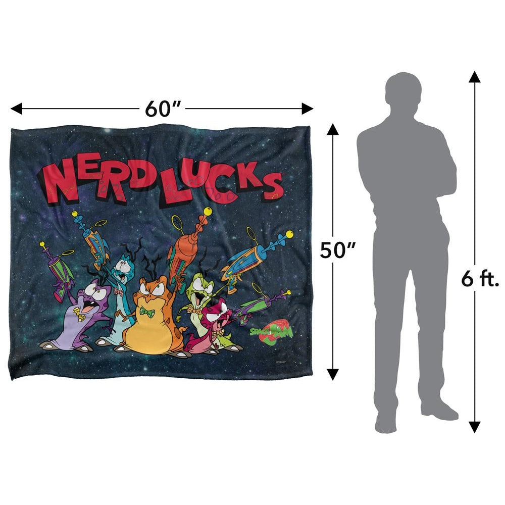 Multicoloured - Pack Shot - Space Jam Nerdlucks Blanket