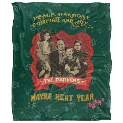 Multicoloured - Front - A Christmas Story Peace, Harmony, Comfort And Joy Blanket