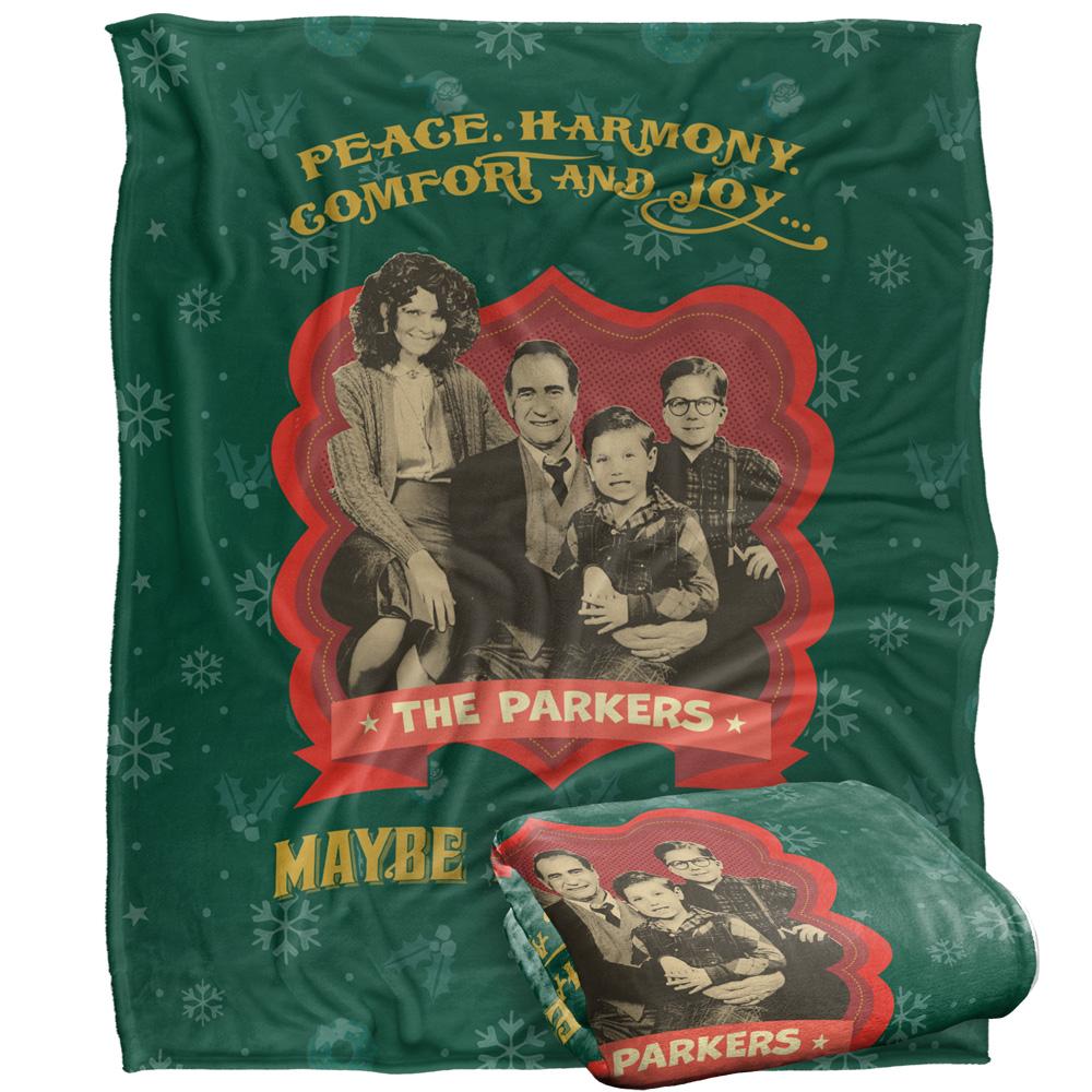 Multicoloured - Side - A Christmas Story Peace, Harmony, Comfort And Joy Blanket