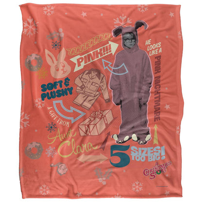 Multicoloured - Front - A Christmas Story Gift From Aunt Clara Blanket