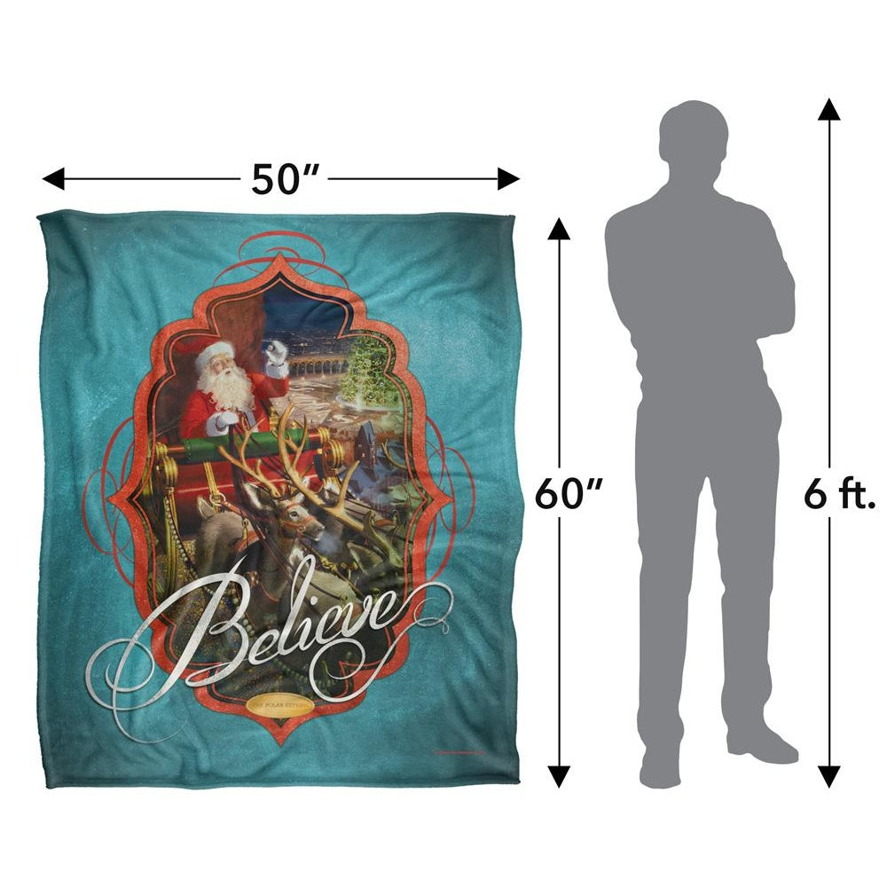 Multicoloured - Pack Shot - The Polar Express Believe Santa Clause Blanket