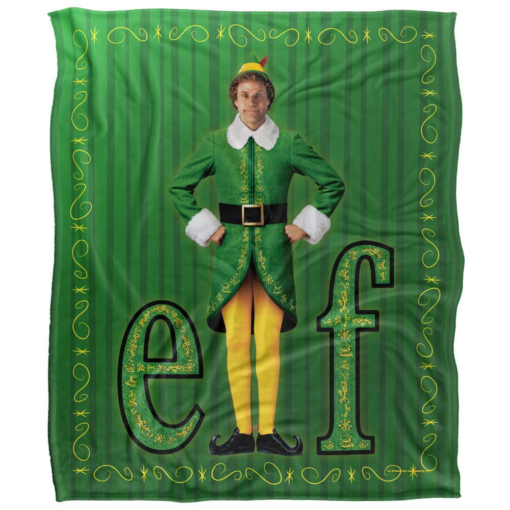 Multicoloured - Front - Elf Buddy Blanket